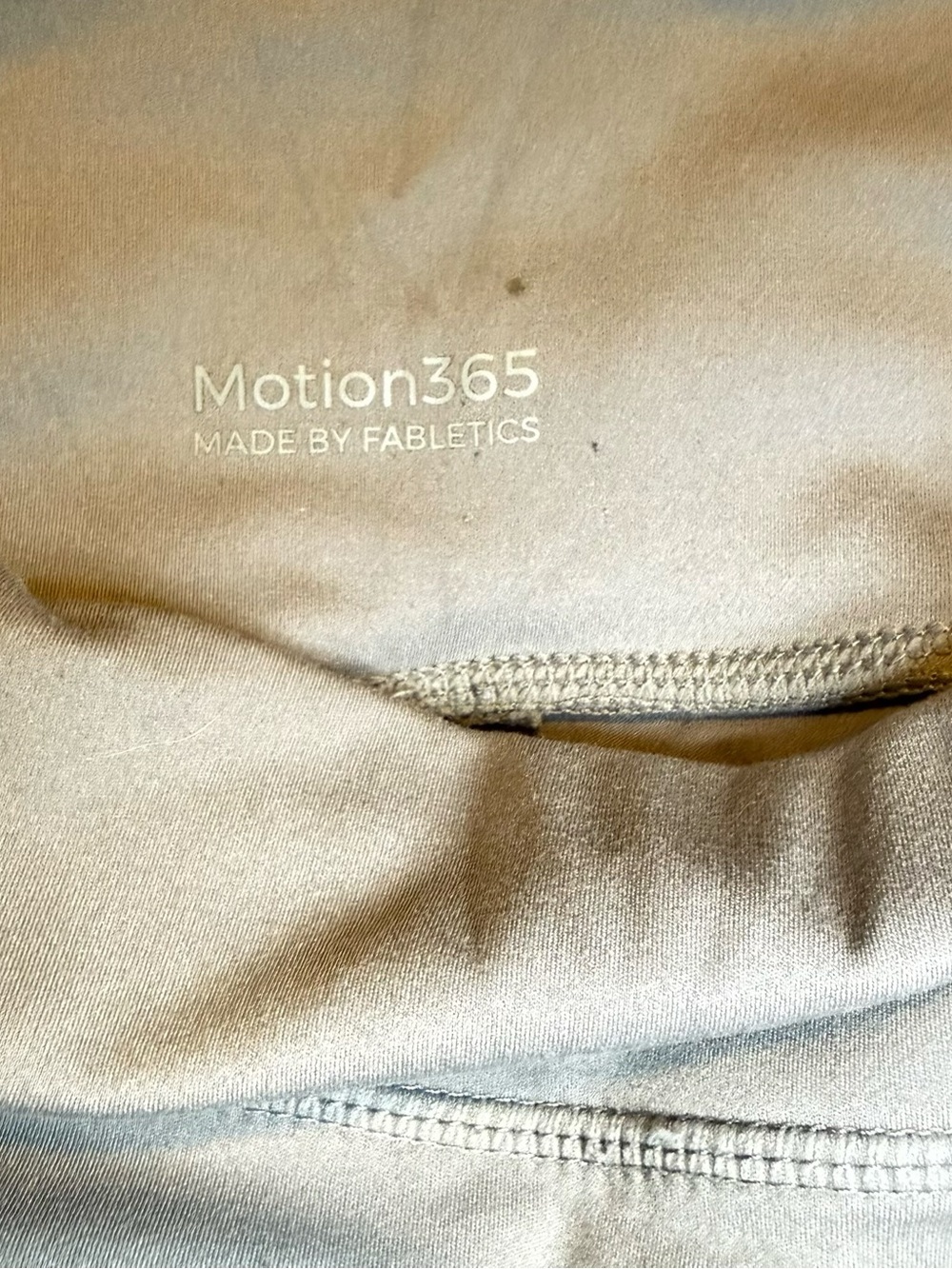 Fabletics Gray High-Waist Performance Leggings with Side Zip Pocket - Picture 9 of 10